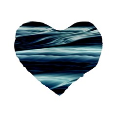 Texture Fractal Frax Hd Mathematics Standard 16  Premium Flano Heart Shape Cushions by Simbadda