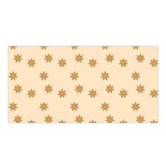 Pattern Gingerbread Star Satin Shawl by Simbadda