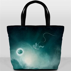 Astronaut Space Travel Gravity Bucket Bags by Simbadda