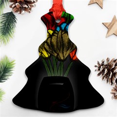 Flowers Painting Still Life Plant Ornament (christmas Tree)  by Simbadda