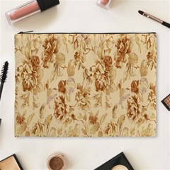 Patterns Flowers Petals Shape Background Cosmetic Bag (xl) by Simbadda