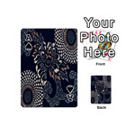 Patterns Dark Shape Surface Playing Cards 54 (Mini)  Front - SpadeA