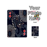 Patterns Dark Shape Surface Playing Cards 54 (Mini)  Front - Diamond4