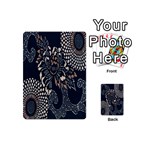 Patterns Dark Shape Surface Playing Cards 54 (Mini)  Back