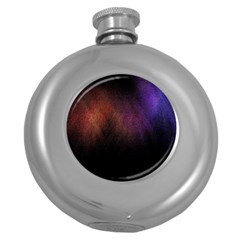 Point Light Luster Surface Round Hip Flask (5 Oz) by Simbadda