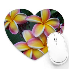 Premier Mix Flower Heart Mousepads by alohaA