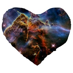 Pillar And Jets Large 19  Premium Heart Shape Cushions by SpaceShop