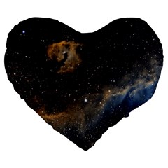 Seagull Nebula Large 19  Premium Heart Shape Cushions by SpaceShop