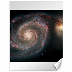 Whirlpool Galaxy And Companion Canvas 36  X 48   by SpaceShop