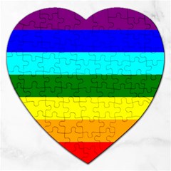 Rainbow Jigsaw Puzzle (heart) by Valentinaart
