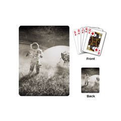 Astronaut Space Travel Space Playing Cards (mini)  by Simbadda
