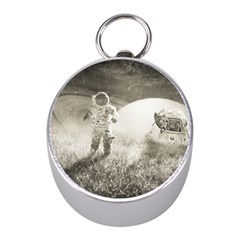 Astronaut Space Travel Space Mini Silver Compasses by Simbadda