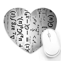 Science Formulas Heart Mousepads by Simbadda