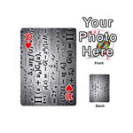 Science Formulas Playing Cards 54 (Mini)  Front - Heart10