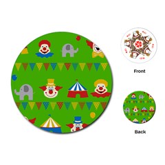 Circus Playing Cards (round)  by Valentinaart