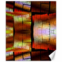 Fractal Tiles Canvas 8  X 10  by Simbadda