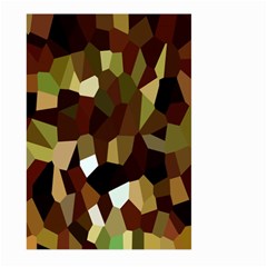 Crystallize Background Large Garden Flag (two Sides) by Simbadda