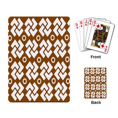 Art Abstract Background Pattern Playing Card by Simbadda