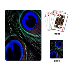 Peacock Feather Playing Card by Simbadda