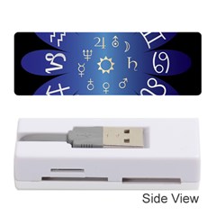 Astrology Birth Signs Chart Memory Card Reader (stick)  by Amaryn4rt