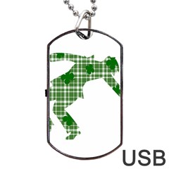 St  Patrick s Day Dog Tag Usb Flash (two Sides) by Valentinaart