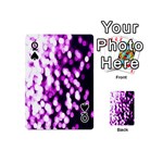 Bokeh Background In Purple Color Playing Cards 54 (Mini)  Front - SpadeQ