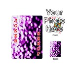 Bokeh Background In Purple Color Playing Cards 54 (Mini)  Front - Joker2
