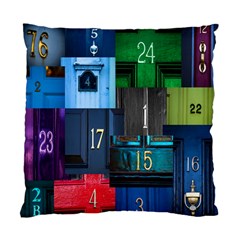 Door Number Pattern Standard Cushion Case (one Side) by Amaryn4rt