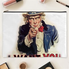 Uncle Sam Cosmetic Bag (xxxl)  by Valentinaart
