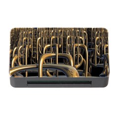 Fractal Image Of Copper Pipes Memory Card Reader With Cf by Amaryn4rt