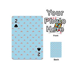 Spaceship Cartoon Pattern Drawing Playing Cards 54 (mini)  by dflcprints