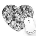 Camouflage Patterns  Heart Mousepads Front