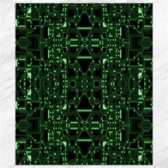 An Overly Large Geometric Representation Of A Circuit Board Canvas 8  X 10  by Simbadda