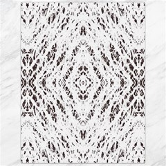 Pattern Monochrome Terrazzo Canvas 12  X 16   by Simbadda
