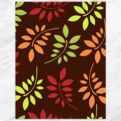 Leaves Wallpaper Pattern Seamless Autumn Colors Leaf Background Canvas 12  X 16   by Simbadda
