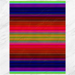 Fiestal Stripe Bright Colorful Neon Stripes Background Canvas 12  X 16   by Simbadda