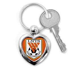 Shandong Luneng Taishan F C  Key Chains (heart)  by Valentinaart