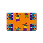 A Colorful Modern Illustration For Lovers Magnet (Name Card) Front