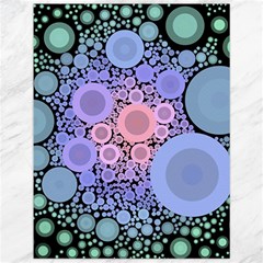 An Abstract Background Consisting Of Pastel Colored Circle Canvas 12  X 16   by Simbadda
