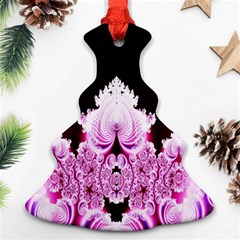 Fractal In Pink Lovely Christmas Tree Ornament (two Sides) by Simbadda