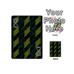 Futuristic Dark Pattern Playing Cards 54 (Mini)  Front - Spade10