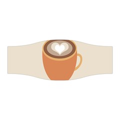 Artin Coffee Chocolate Brown Heart Love Stretchable Headband by Mariart