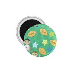 Football Kids Children Pattern 1 75  Magnets by Nexatart