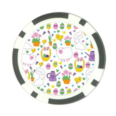 Cute Easter Pattern Poker Chip Card Guard (10 Pack) by Valentinaart