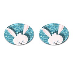 Easter Bunny  Cufflinks (oval) by Valentinaart
