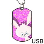 Easter bunny  Dog Tag USB Flash (One Side) Front