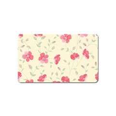 Seamless Flower Pattern Magnet (name Card) by TastefulDesigns