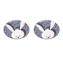 Easter Bunny  Cufflinks (oval) by Valentinaart