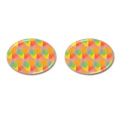 Birthday Balloons Cufflinks (oval) by Nexatart