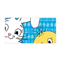 Easter Bunny And Chick  Yoga Headband by Valentinaart
